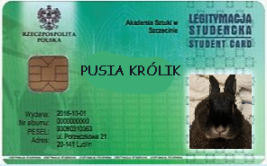 Pusia student card