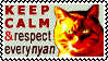 keep calm and respect everynyan